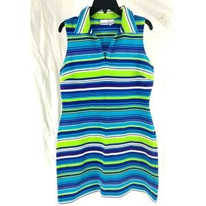 Carolina Colours Women Short Sleeve Shirt Dress L